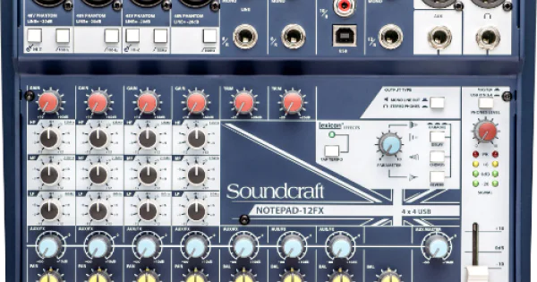 Buy Soundcraft Notepad Fx Small Format Analog Mixing Console With Usb