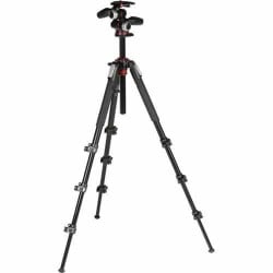 Manfrotto MK190XPRO4-3W Aluminum Tripod with 3-Way Pan/Tilt Head