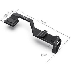 SmallRig BUC2496 Right-Side Shoe Mount Relocation Plate for Sony a6600 Mirrorless Camera