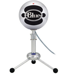 Blue Snowball Brushed Aluminum USB Microphone