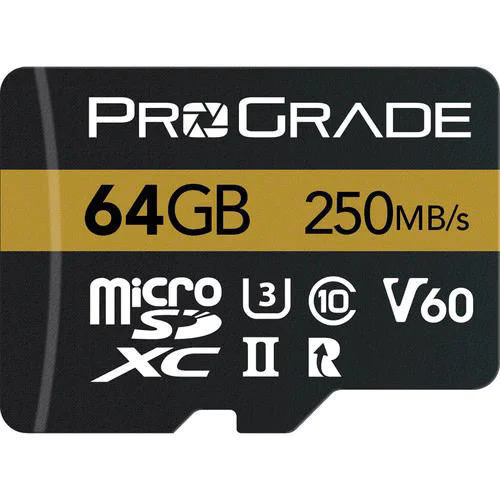 64g Prograde SD hotsell Card UHS-II v90