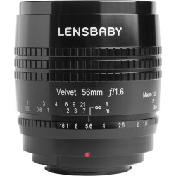 Lensbaby Velvet 56mm f/1.6 Lens for MFT (Black)