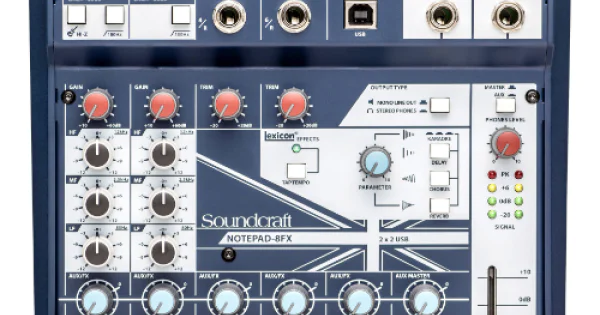 Buy Soundcraft Notepad-8FX Small-format Analog Mixing