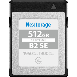 Nextorage 512GB NX-B2SE Series CFexpress 2.0 Type B Memory Card