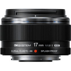OM SYSTEM M.Zuiko Digital 17mm f/1.8 II Lens