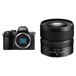 Nikon Z50 II Mirrorless Camera with 12-28mm f/3.5-5.6 Lens With Free Battery Charger