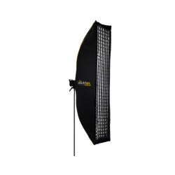 Jenie Strip Box with Grid 40x180CM Bowens Silver