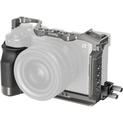 SmallRig 5198 HawkLock Quick Release Cage Kit with Silicone Handle for Sony a7C II & a7CR