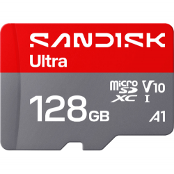 SanDisk 128GB Ultra UHS-I microSDXC Memory Card