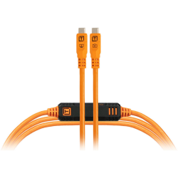 Tether Tools CUC15G2-ORG TetherPro Optima USB-C Cable (15' Orange)