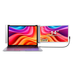 RIITEK 14" Dual-Portable Monitor Laptop Screen Extender Display