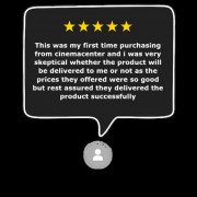 Customer review on cinemacenter.in
