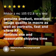Customer review on Nikon Z 105mm Lens